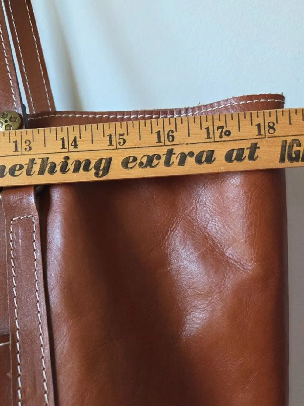 LIKE NEW PATRICIA NASH GENUINE LEATHER TOTE LARGE
